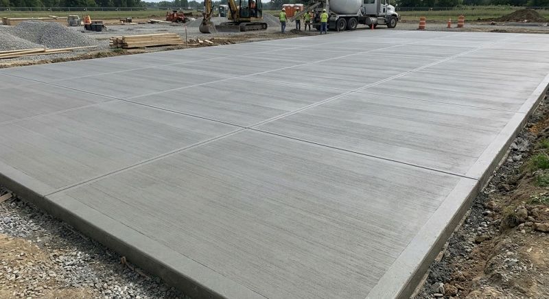 Commercial Slab Construction in Fredericksburg, VA